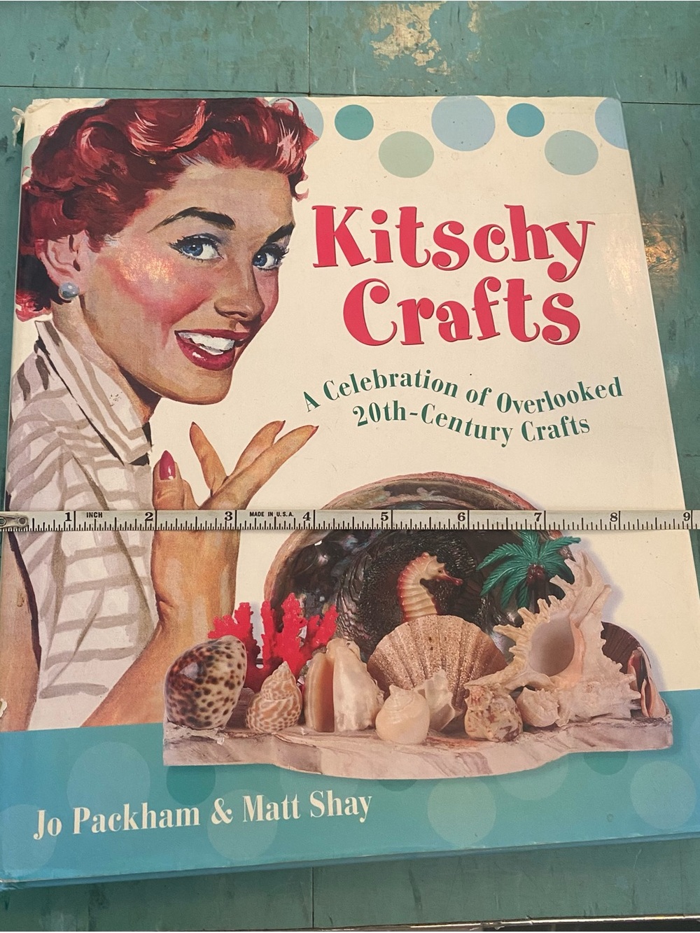 Kitschy crafts retro hard cover book DIY book